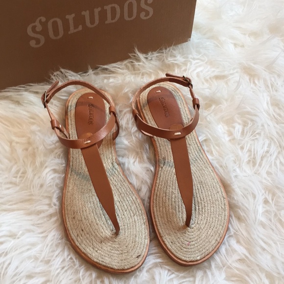 Soludos Shoes - Soludos classic thong leather sandals